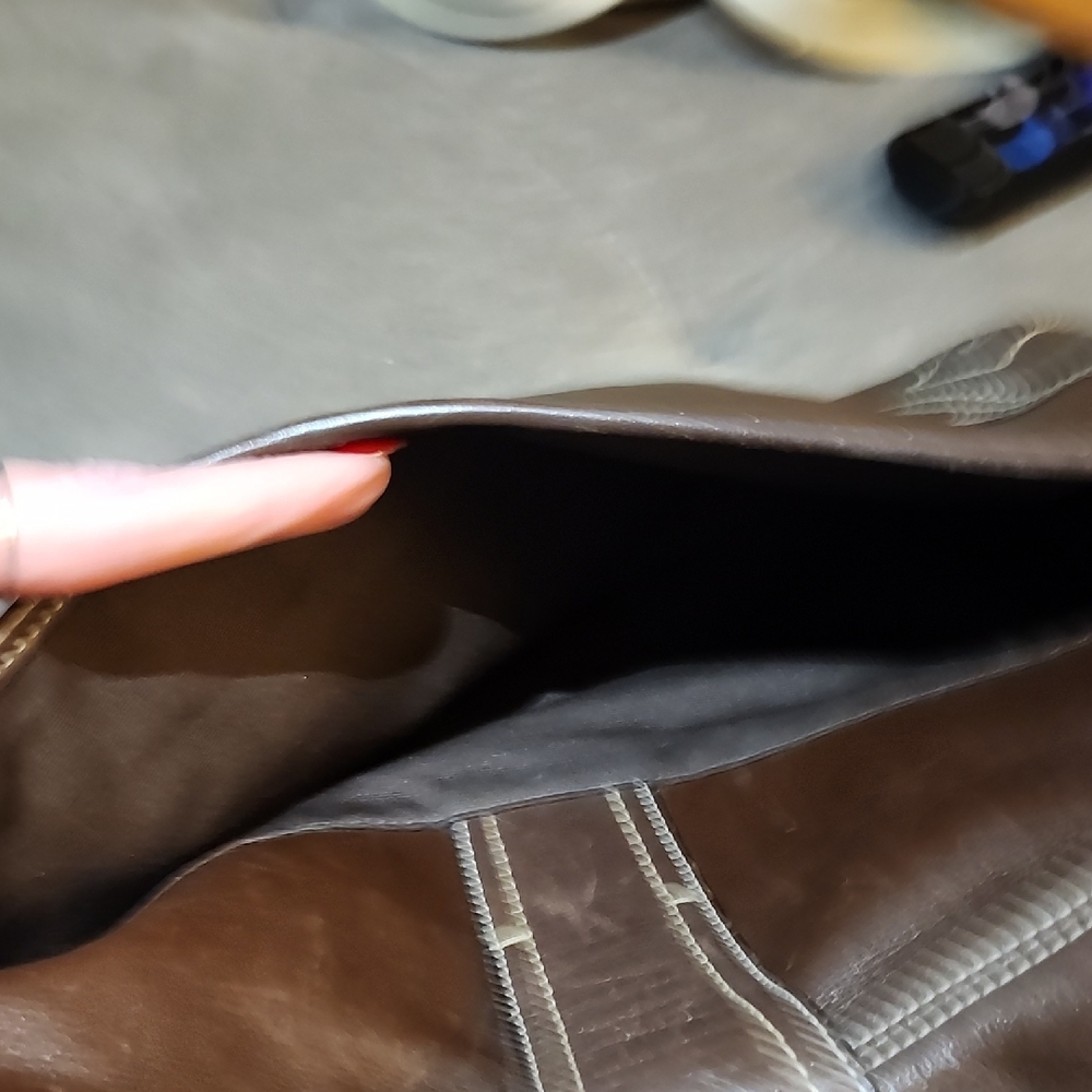 Coach Chocolate Leather Shoulder Bag - Picture 11 of 11